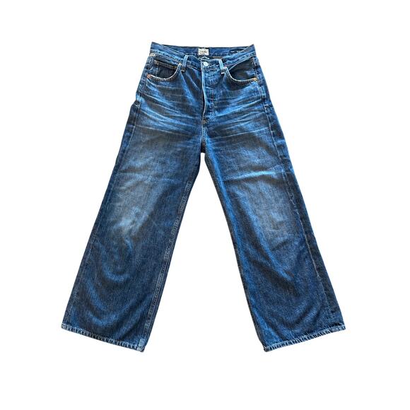 Citizens of Humanity Sacha High Rise Wide Leg Jeans Size 25 Lightweight Cropped - Picture 3 of 14